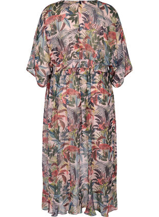 Kimono de plage imprimé, Palm Print, Packshot image number 1