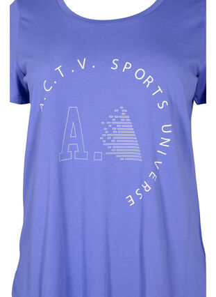 Sport-T-shirt met print, Very Peri A.C.T.V, Packshot image number 2