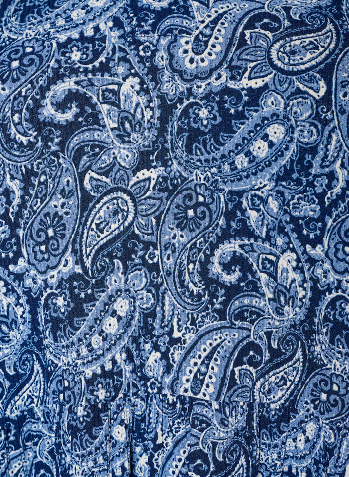 Robe &agrave; motifs avec empi&egrave;cements, Bleu, Packshot image number 2