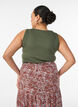 Haut ajust&eacute; avec motif, Vert, Model image number 2