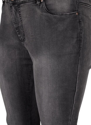 Jean taille régulière Viona, Dark Grey Denim, Packshot image number 2