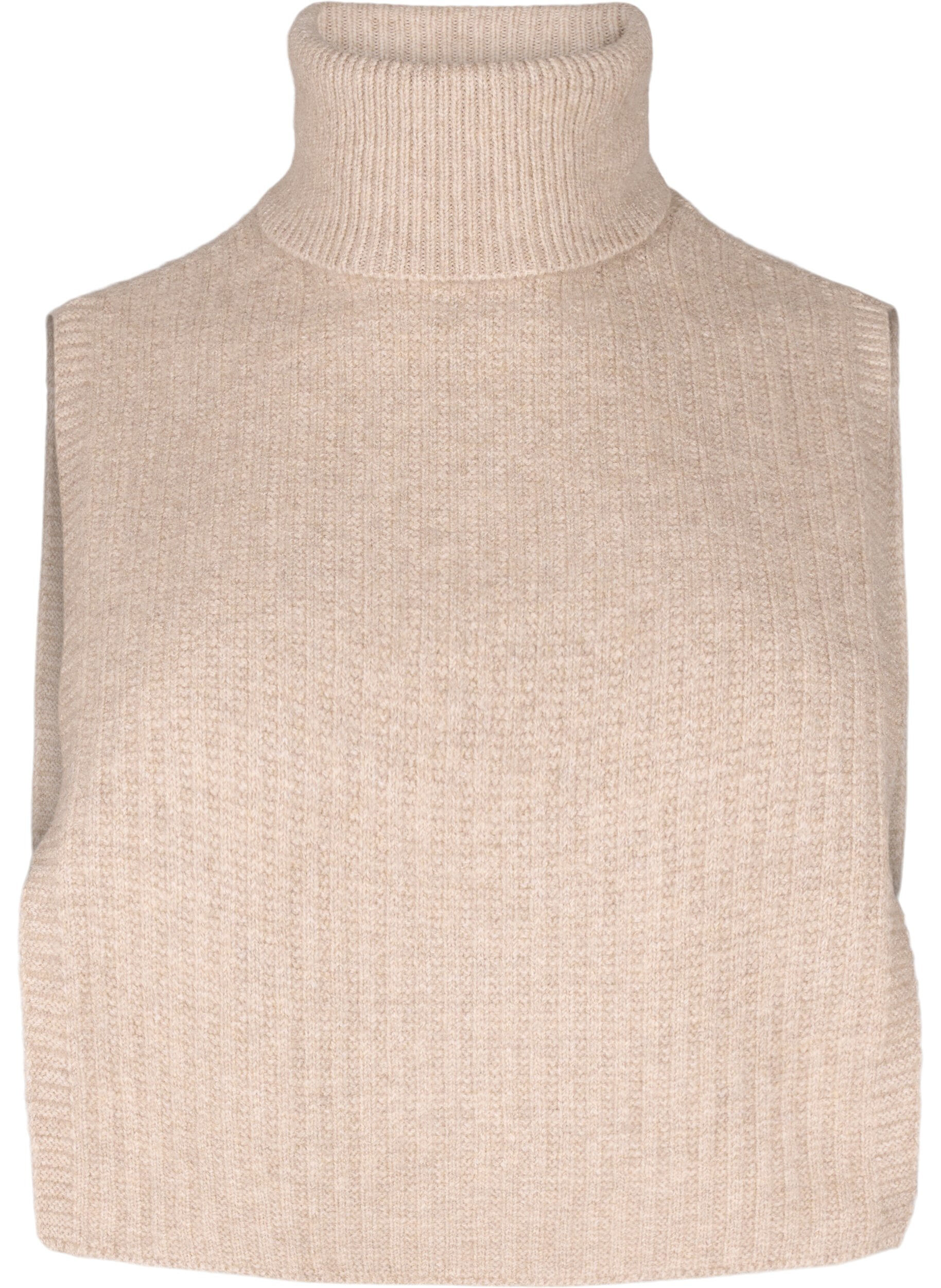 Zizzi Cache-cou en tricot c&ocirc;tel&eacute;, Silver Mink, Packshot image number 0