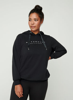 Sweatshirt , Black, Model image number 0