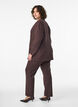 Broek met zakken en rechte pijpen, Bruin, Model image number 1