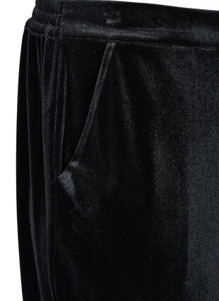 Pantalon ample en velours, Black, Packshot image number 2
