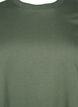 Basic katoenen T-shirt met ronde hals, Groen, Packshot image number 2