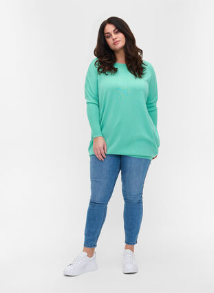 Pull-over, Dusty Jade Green, Model image number 2