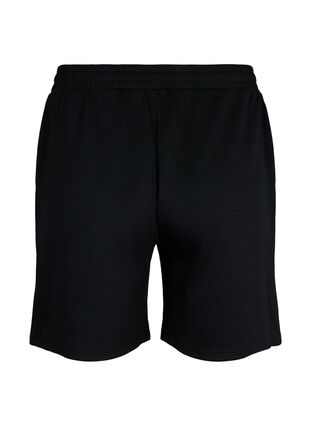 Shorts en mélange de modal avec des poches, Black, Packshot image number 1