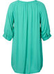 Tuniek van viscose met 3/4-mouwen, Turquoise, Packshot image number 1