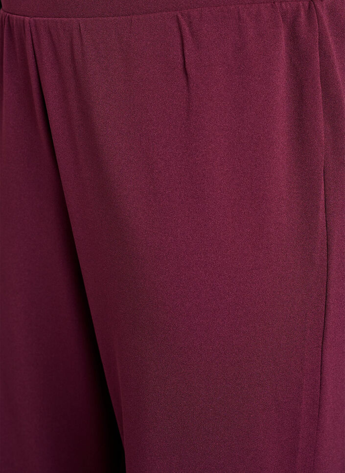 Pantalon &agrave; coupe droite, Bordeaux, Packshot image number 2