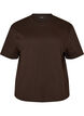 Boxy katoenen T-shirt, Bruin, Packshot image number 0