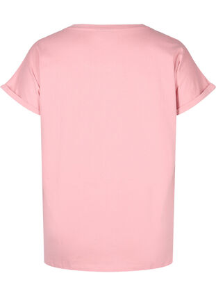 T-shirt en coton avec broderie anglaise, Blush, Packshot image number 1