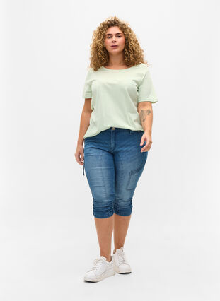 T-shirt en coton à manches courtes avec imprimé, Spray Day Dreamer, Model image number 2