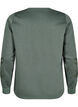 Sweatshirt met geborduurde uitsneden, Thyme, Packshot image number 1