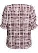 Shirtblouse met 1/2 mouwen, Donker Bordeaux, Packshot image number 1