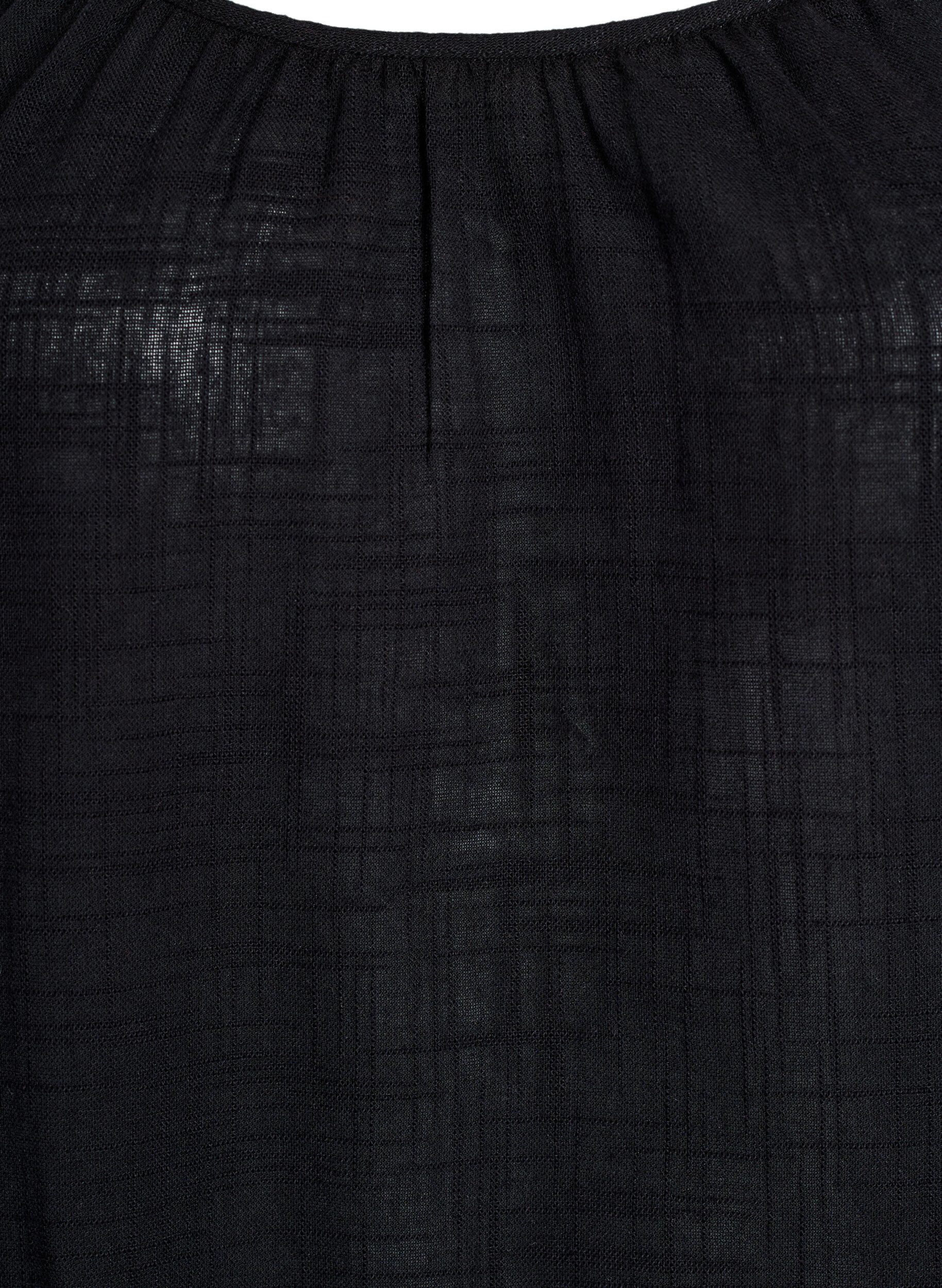 Zizzi FLASH - Robe &agrave; bretelles mi-longue en coton, Noir, Packshot image number 2