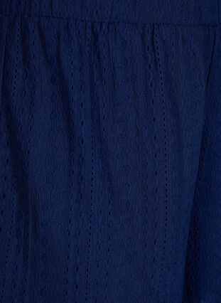 Korte broek met structuurpatroon, Medieval Blue, Packshot image number 2