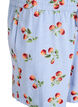 Short taille haute en coton &agrave; imprim&eacute; tomates, Bleu Clair, Packshot image number 2