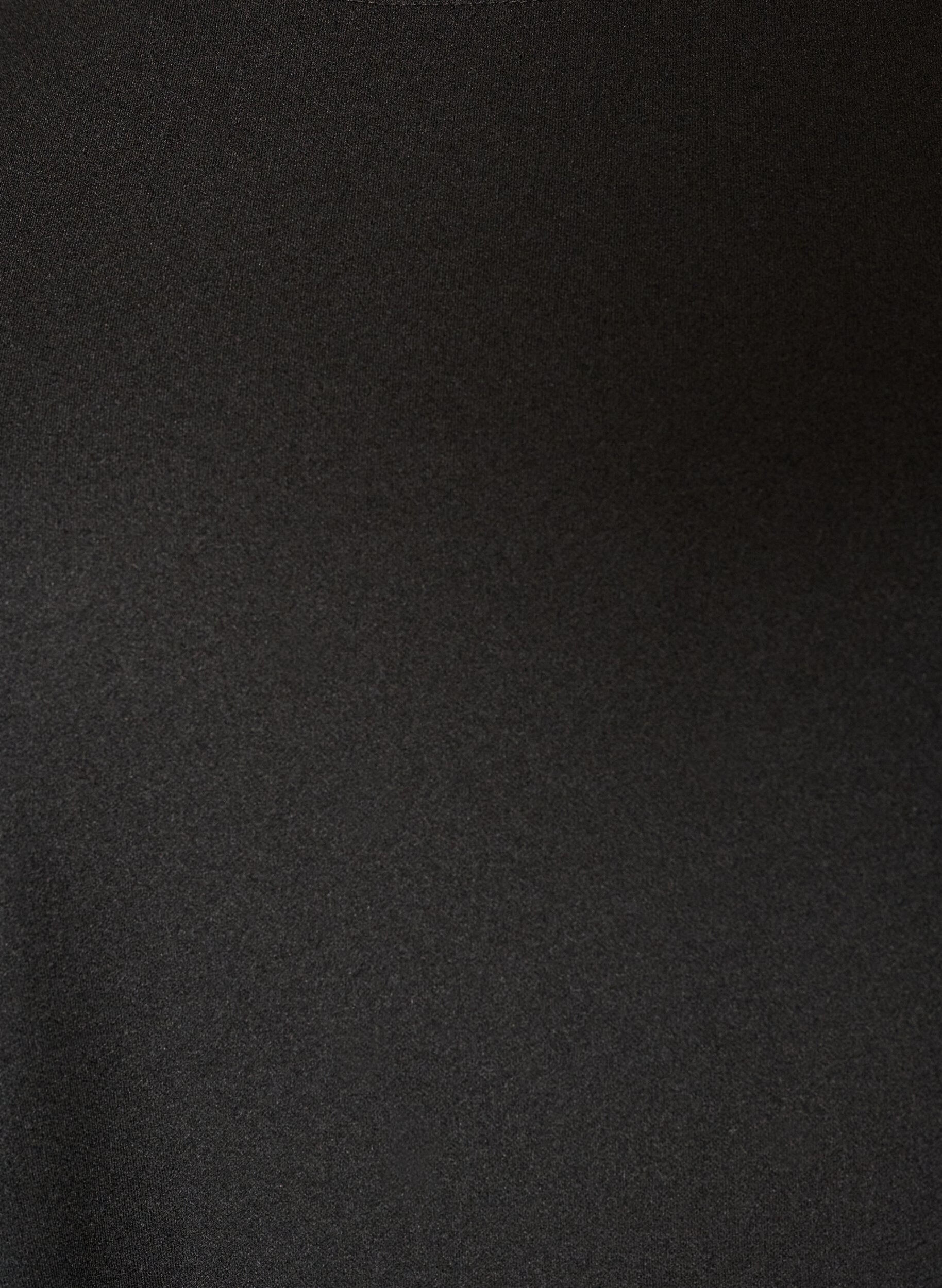 ZizziT-shirt avec fentes et fermetures par n&oelig;uds d&eacute;coratifs, Noir, Packshot image number 2