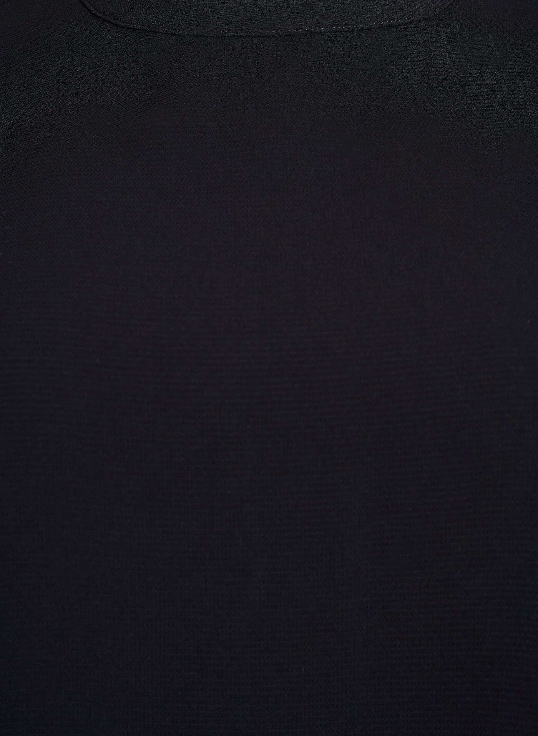 ZizziBlouse met streepdetaillering op de mouwen, Zwart, Packshot image number 2