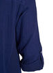 Tunique en mousseline de coton avec broderie anglaise, Bleu, Packshot image number 3