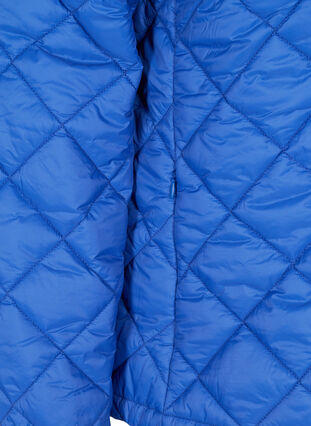 Veste légère matelassée avec fermeture éclair et poches, Dazzling Blue, Packshot image number 3
