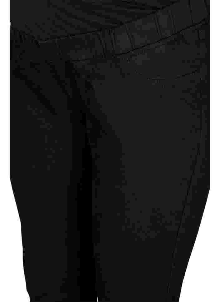 Pantalon de grossesse à poches arrière, Black, Packshot image number 2