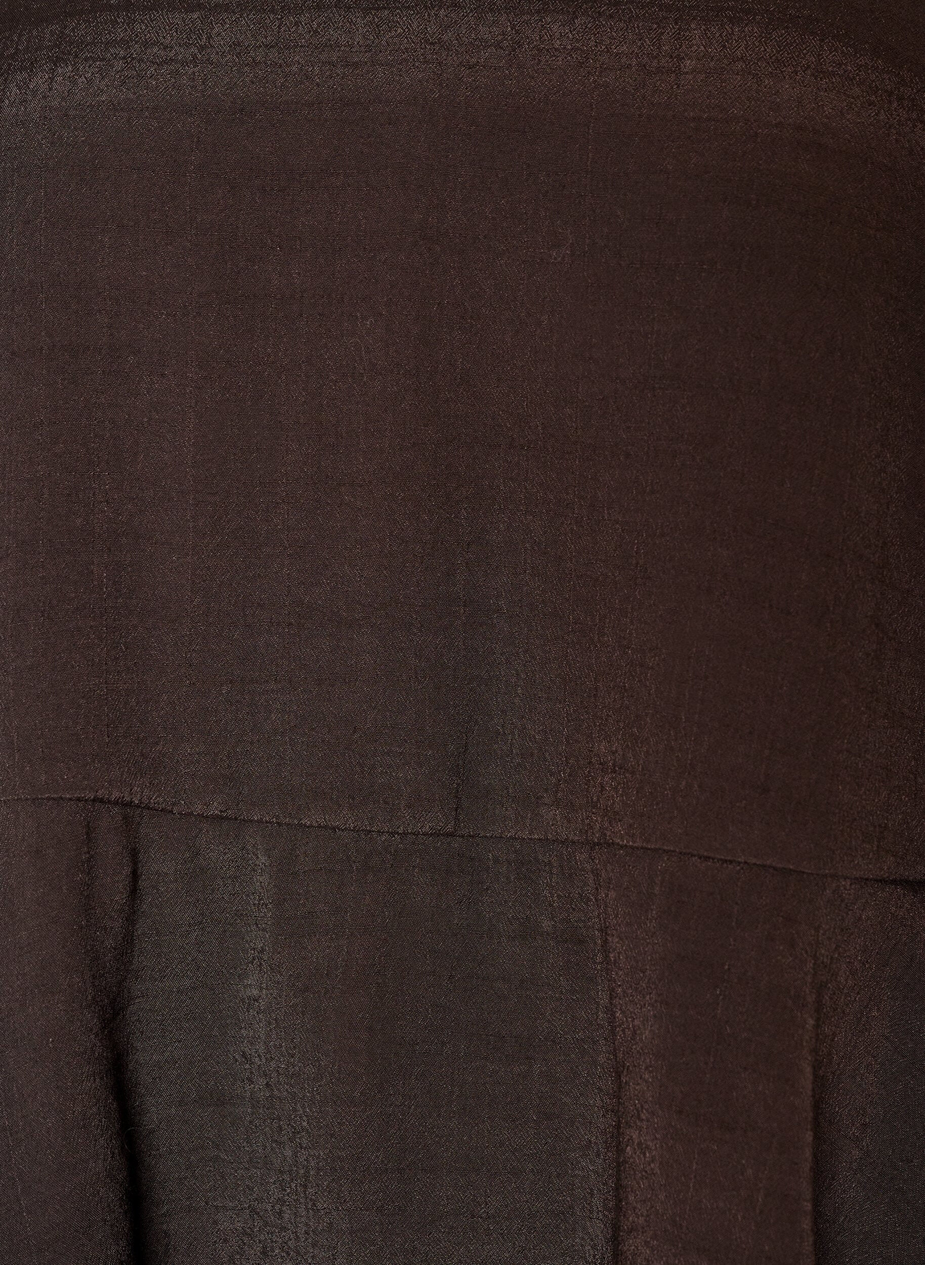 ZizziBlouse &agrave; manches 3/4 et volants, Marron, Packshot image number 2
