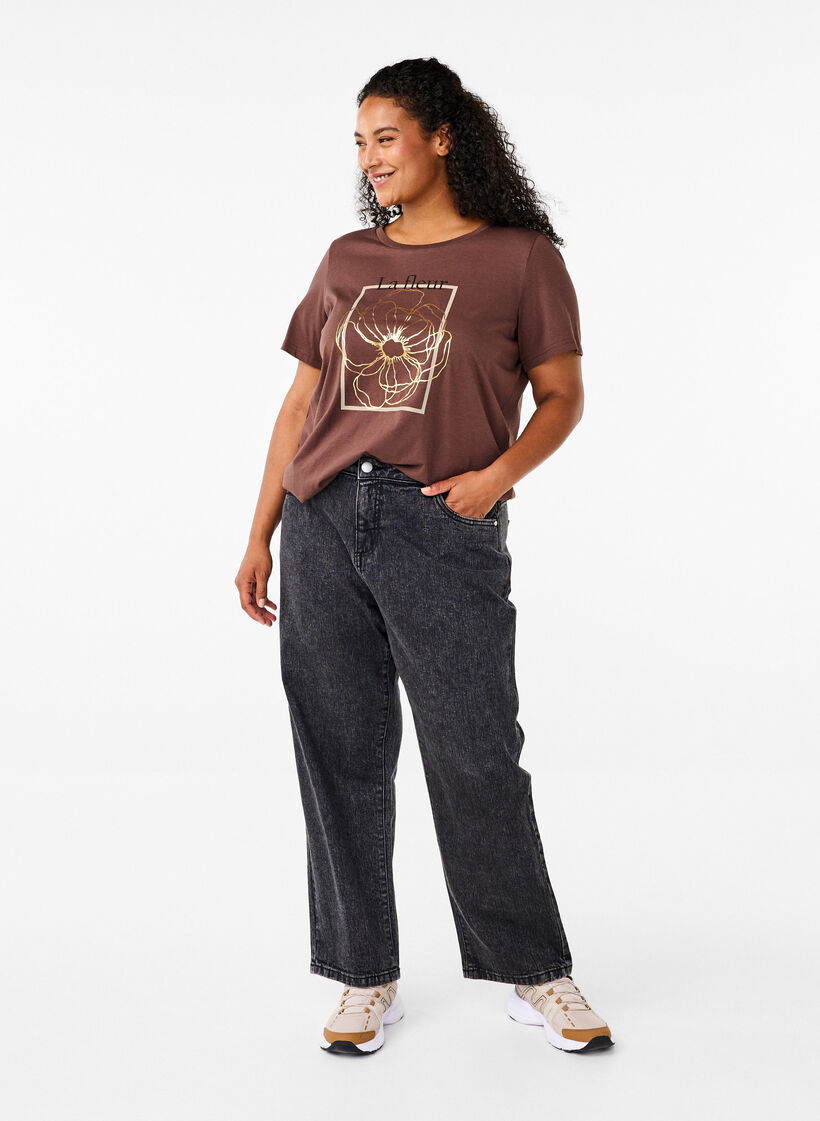 T-shirt en coton avec impression, Ch. Martini w.Fl.Box, Model image number 2