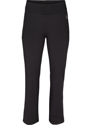 Pantalon d'entraînement de couleur unie avec stretch, Black, Packshot image number 0
