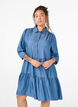 Denim jurk van TENCEL™ Lyocell met 3/4 mouwen, Blue Denim, Model image number 0