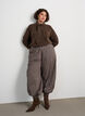 Cardigan avec n&oelig;uds et boutons, Marron, Model image number 1