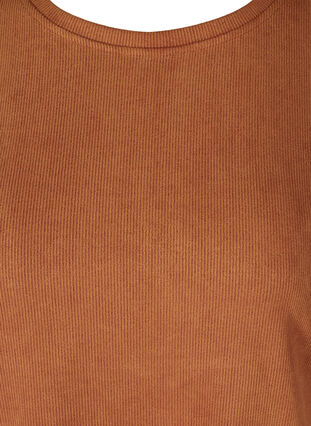 Robe unie à encolure ronde, Glazed Ginger, Packshot image number 2