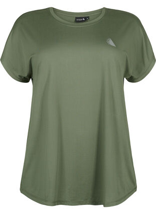 T-shirt d'entraînement à manches courtes, Thyme, Packshot image number 0
