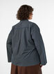 Chemise en coton &agrave; carreaux avec boutonnage dissimul&eacute;, Bleu, Model image number 2
