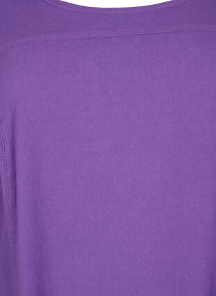 Robe en coton à manches courtes, Deep Lavender, Packshot image number 2