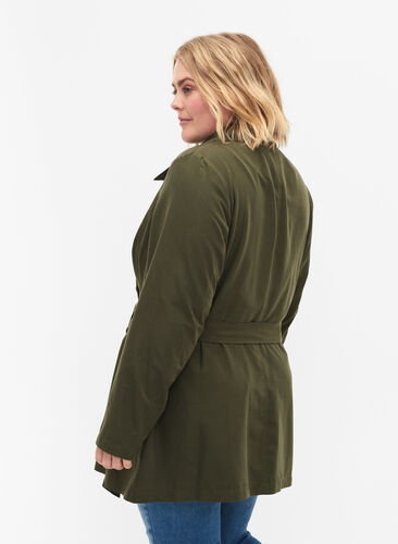 Trench-coat avec ceinture et poches, Grape Leaf, Model image number 1