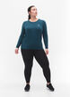 Sport shirt met lange mouw, Deep Teal, Model image number 2