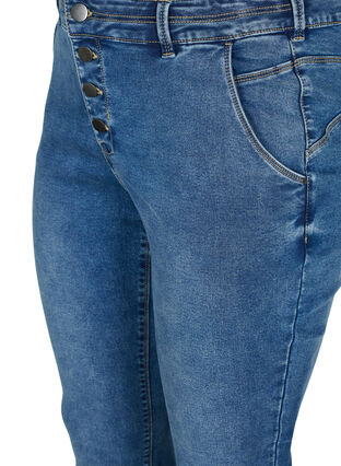 Extra smalle Sanna jeans, Blue denim, Packshot image number 2