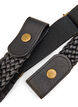 Ceinture tress&eacute;e &eacute;lastique, Noir, Packshot image number 2