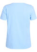 Effen basic katoenen T-shirt, Blauw, Packshot image number 1