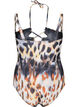 Badpak met print en afneembare bandjes, Abstract Leopard, Packshot image number 1