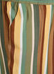 Losse viscose broek met strepen, Bruin, Packshot image number 2