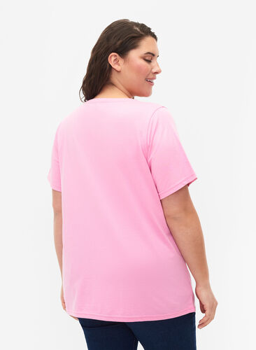 FLASH - T-shirt met motief, Begonia Pink, Model image number 1