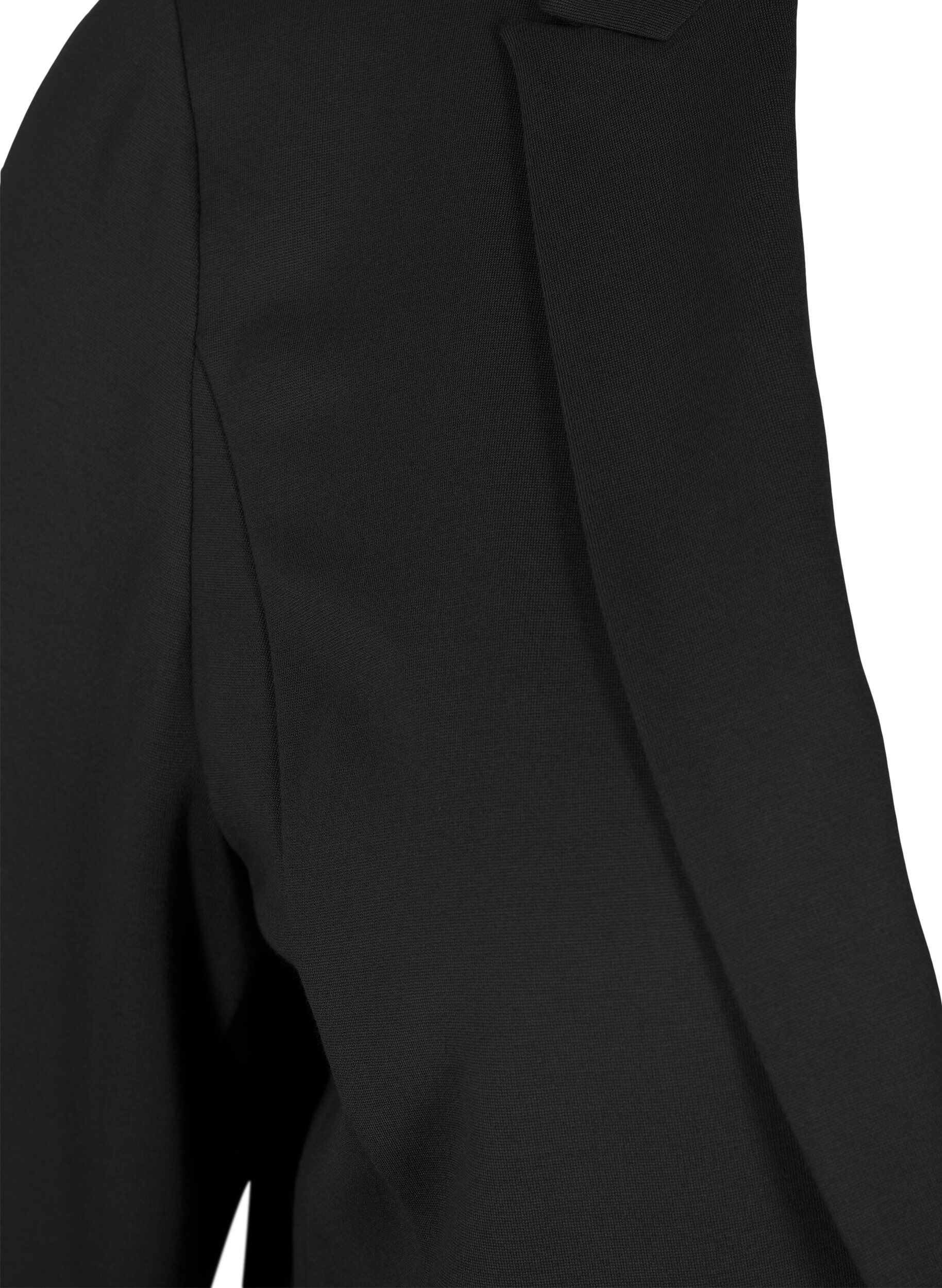 Zizzi Blazer long, Black, Packshot image number 2
