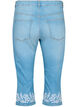  Amy knickers met hoge taille en borduursel, Light blue denim, Packshot image number 1