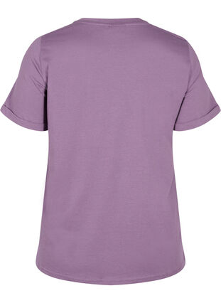 T-shirt en coton basique, Vintage Violet, Packshot image number 1