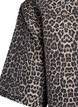 Denimshirt met luipaardprint en korte mouwen, Leopard, Packshot image number 3