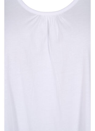 Haut sans manches avec forme en trapèze, Bright White, Packshot image number 2