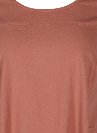 Robe en coton à manches courtes, Canyon rose, Packshot image number 2